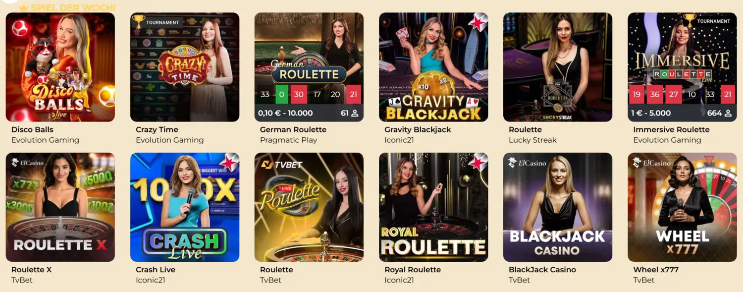 WinMega Live-Casino